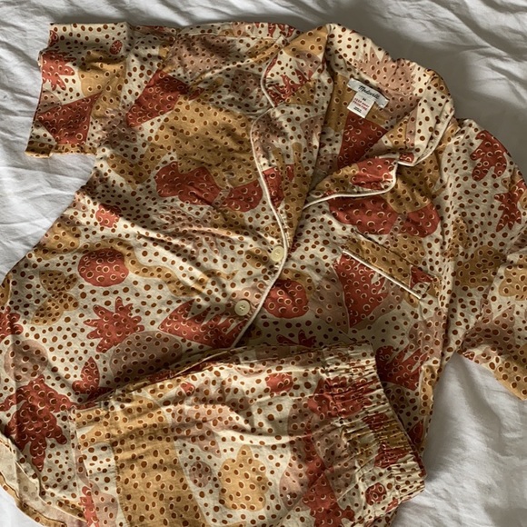 Madewell Pajama short set | trendy warm tones - Picture 1 of 4